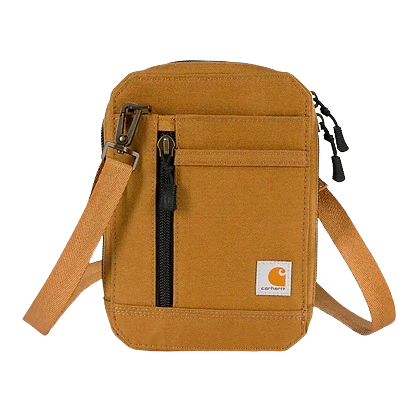Premium Material Carhartt Brown Nylon Duck Crossbody Wallet Natural