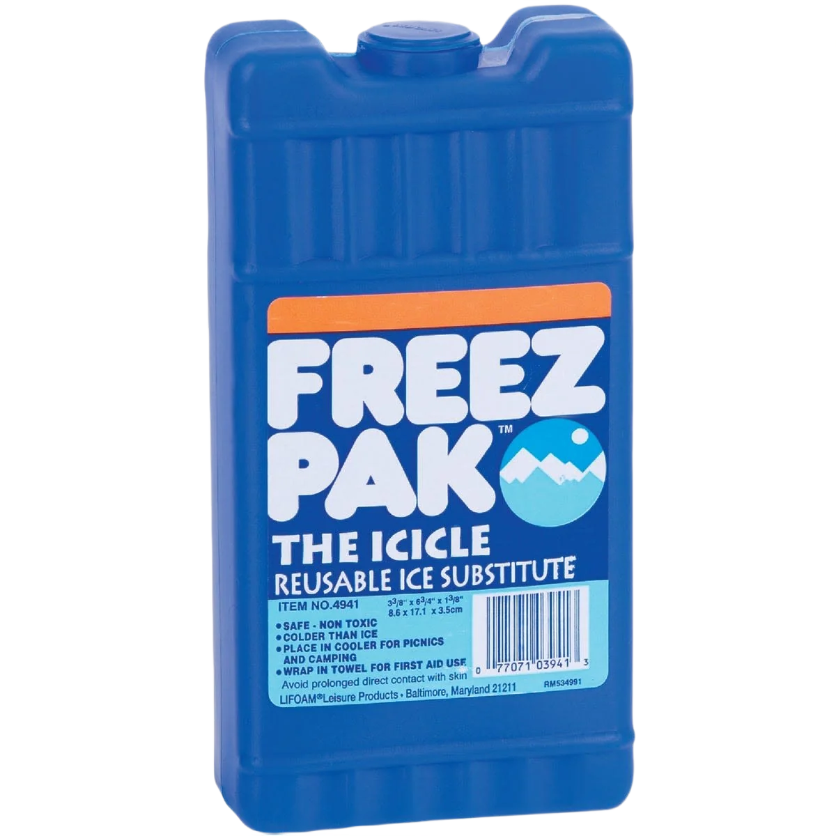 Effective Lifoam Reusable Blue Cooler Ice Pack 16 oz. Solid
