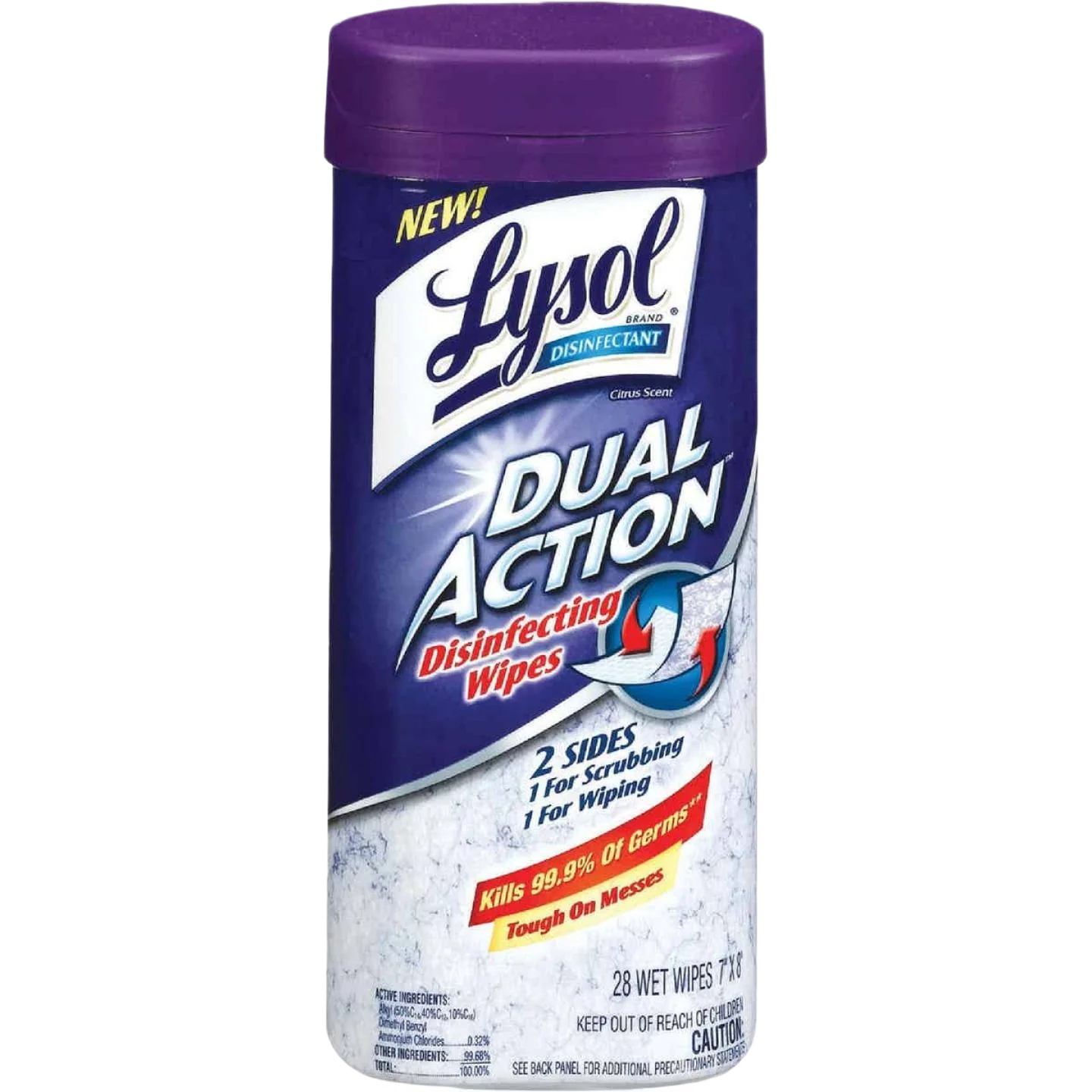 Healthy Lysol Dual Action Disinfecting Wipes 28 Count Top-Quality