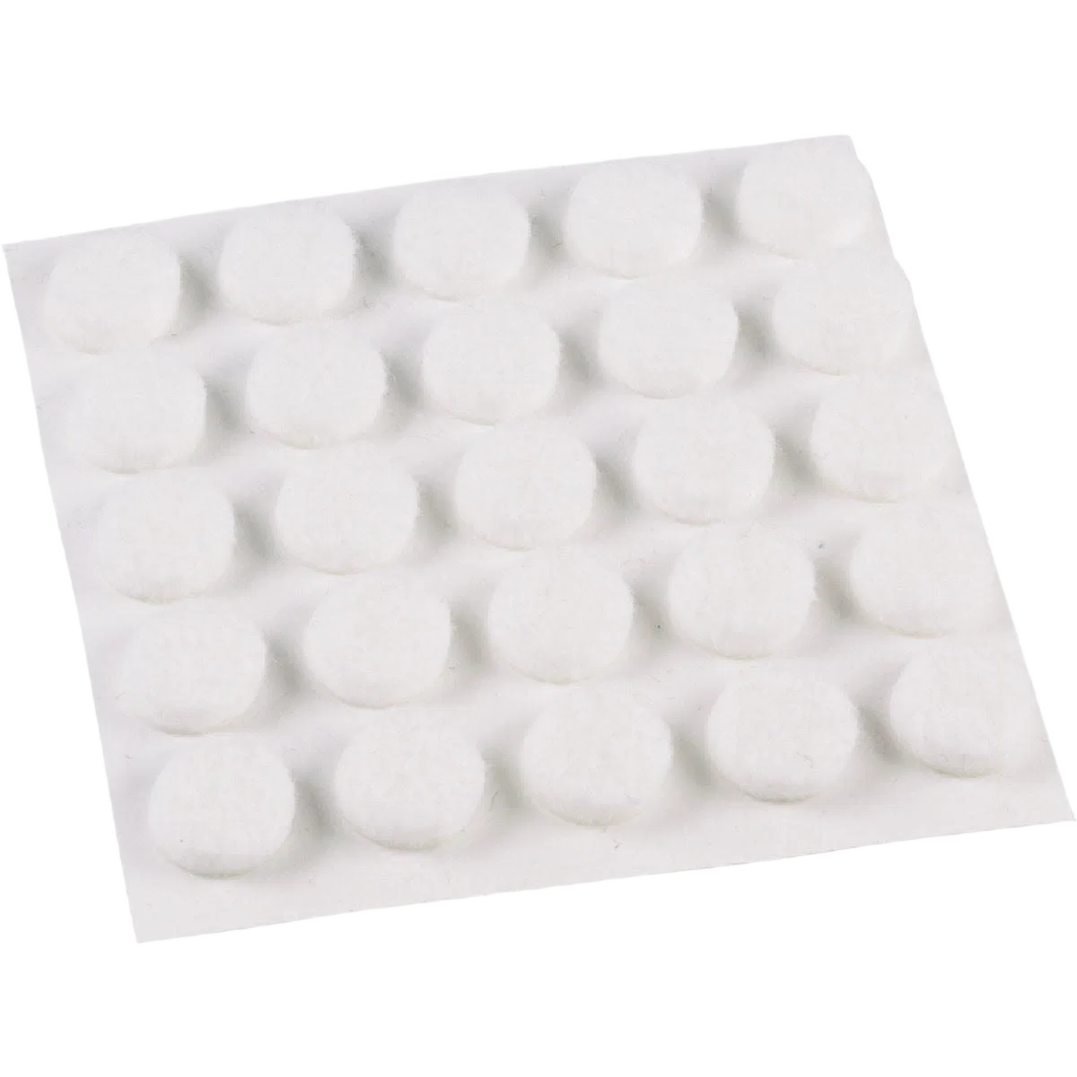 High-Grade Do it 3 8 In. White Self Adhesive Round Felt Pads 75-Pack Clean