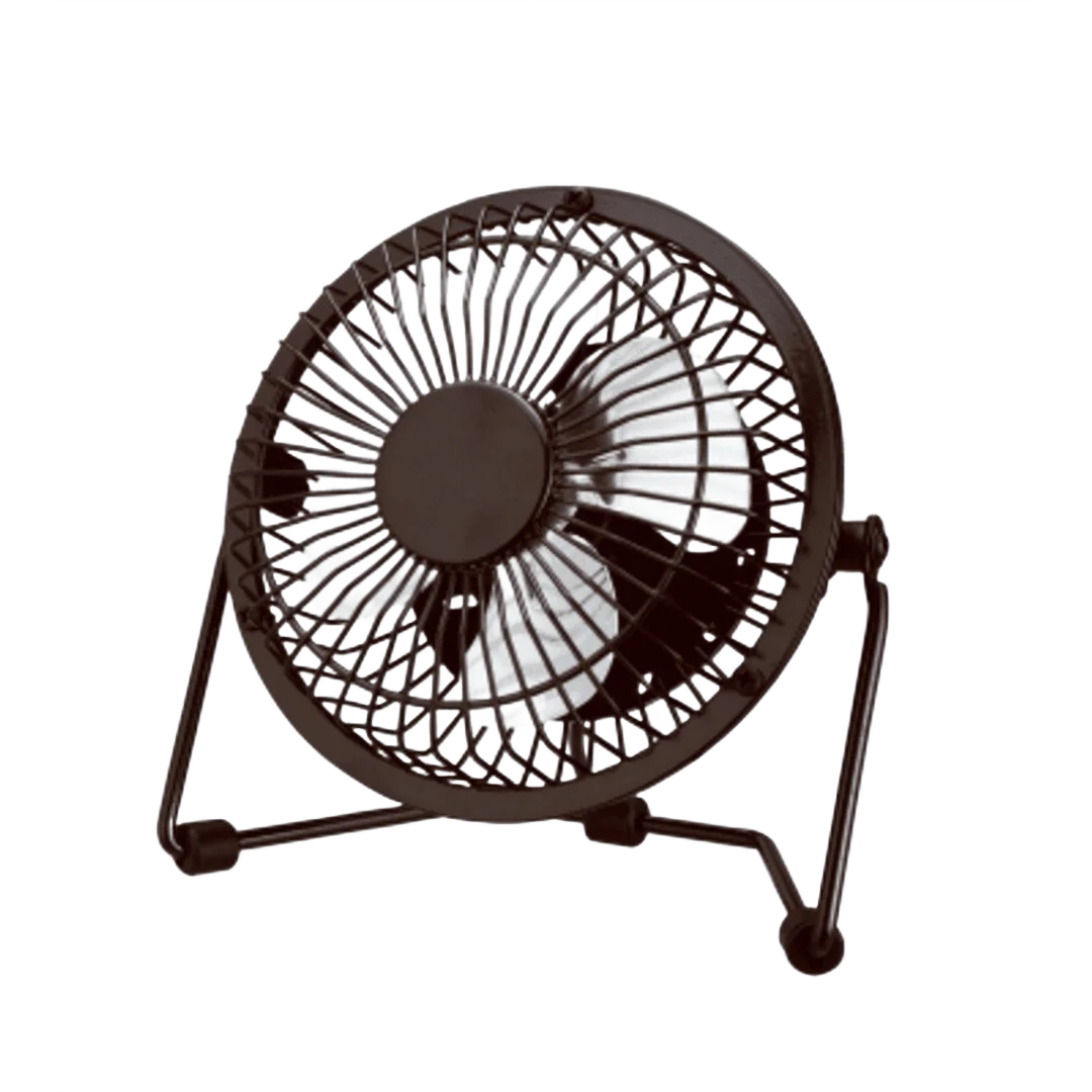 User-Friendly HomePointe 4 High Velocity Plug or USB Powered Personal Fan Solid