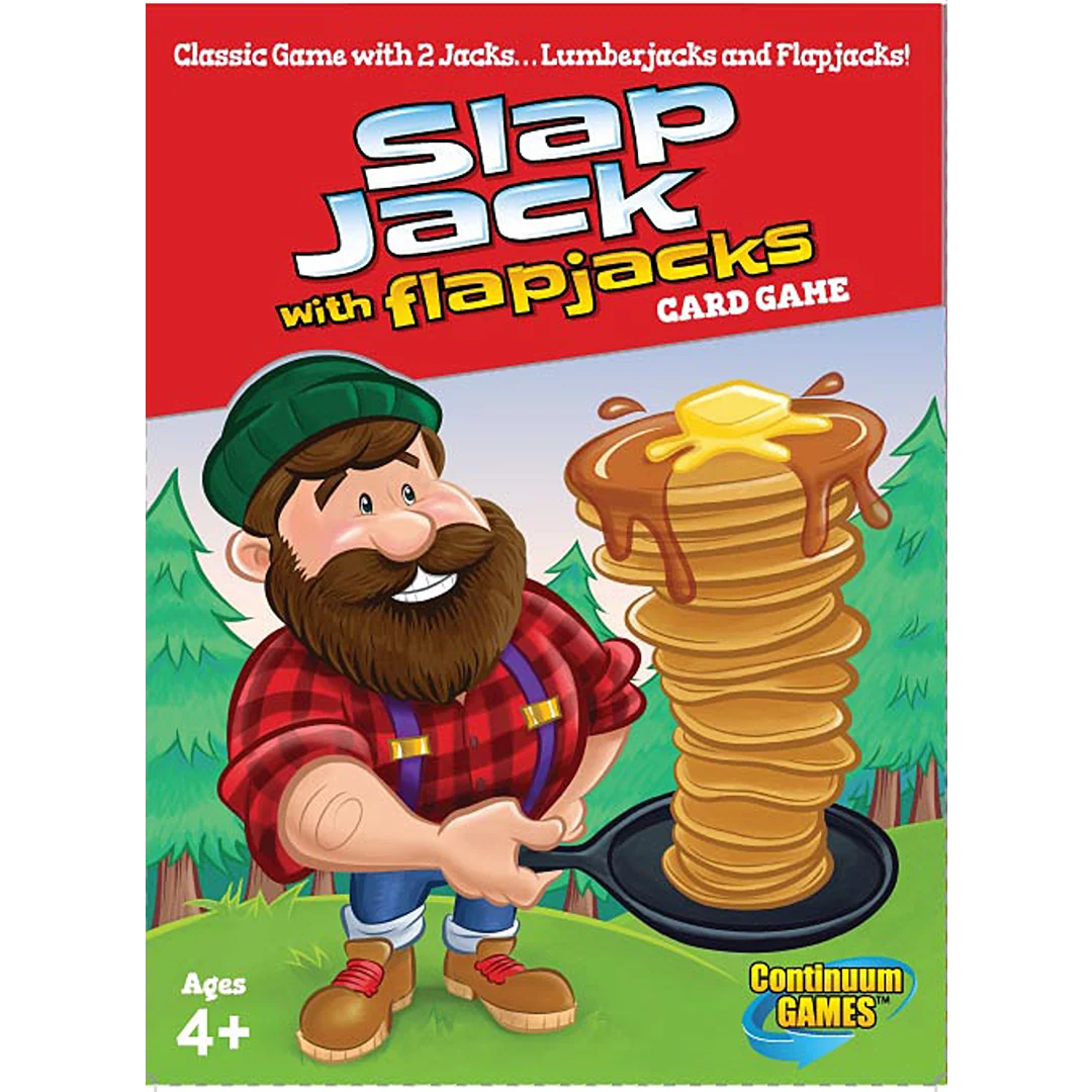 Exceptional Continuum Games Slap Jack w Flapjacks Card Game Recyclable