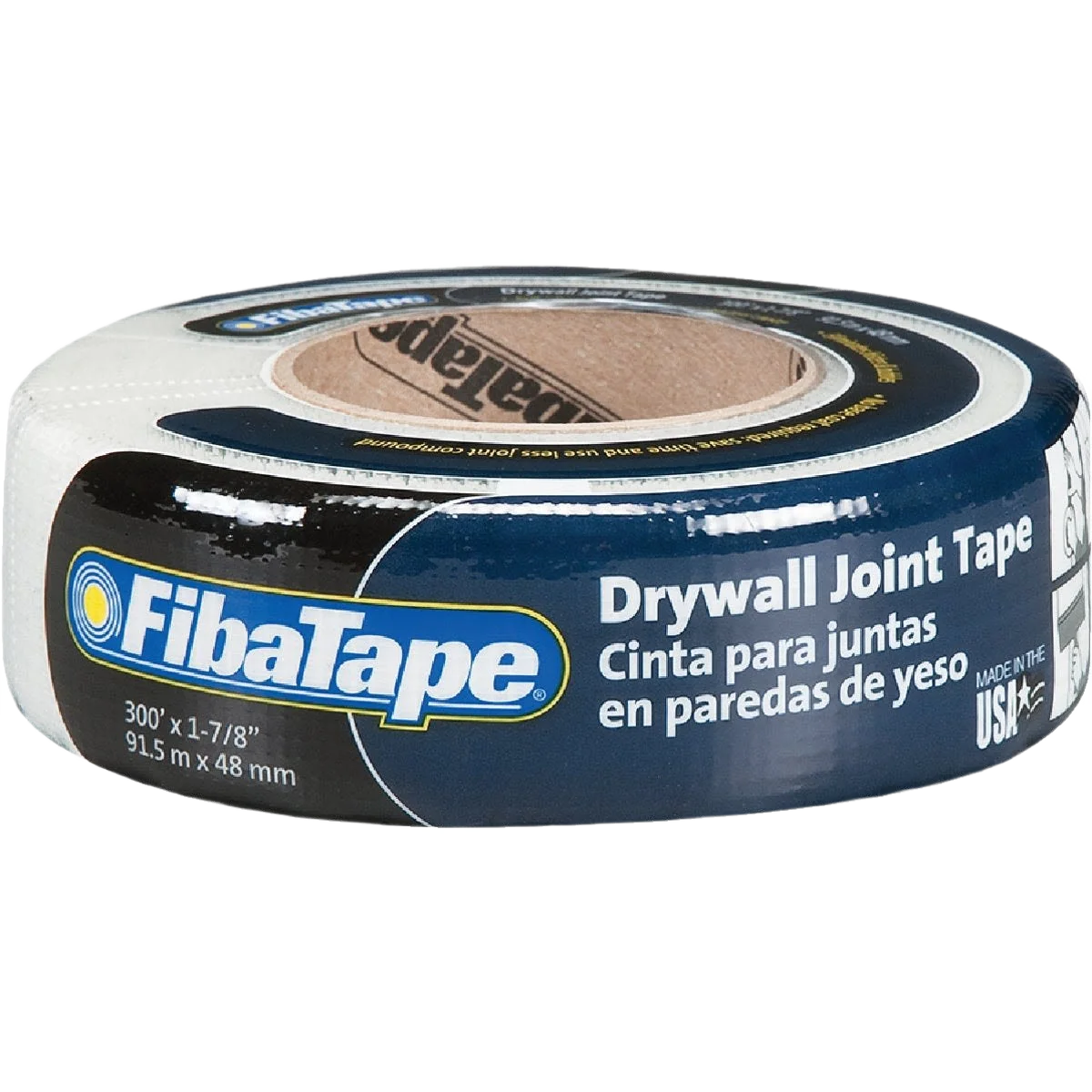 Detailed FibaTape White Self Adhesive Joint Drywall Tape 1-7 8 in. x 300 ft. Official