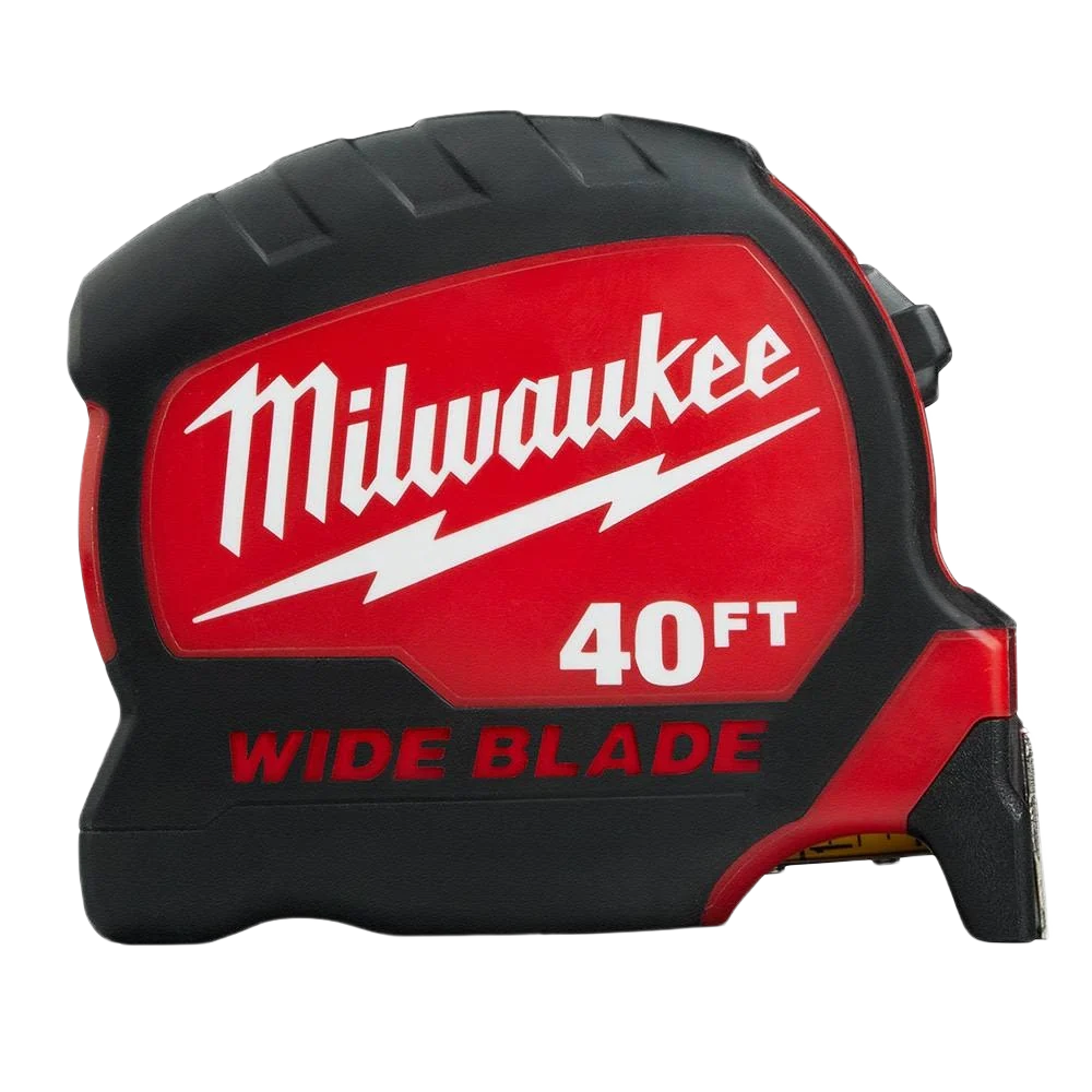Fast Milwaukee 40' Wide Blade Tape Measure Flexible
