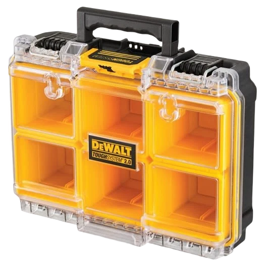 Trendy DEWALT Toughsystem 6 Compartment Small Parts Organizer Fashionable