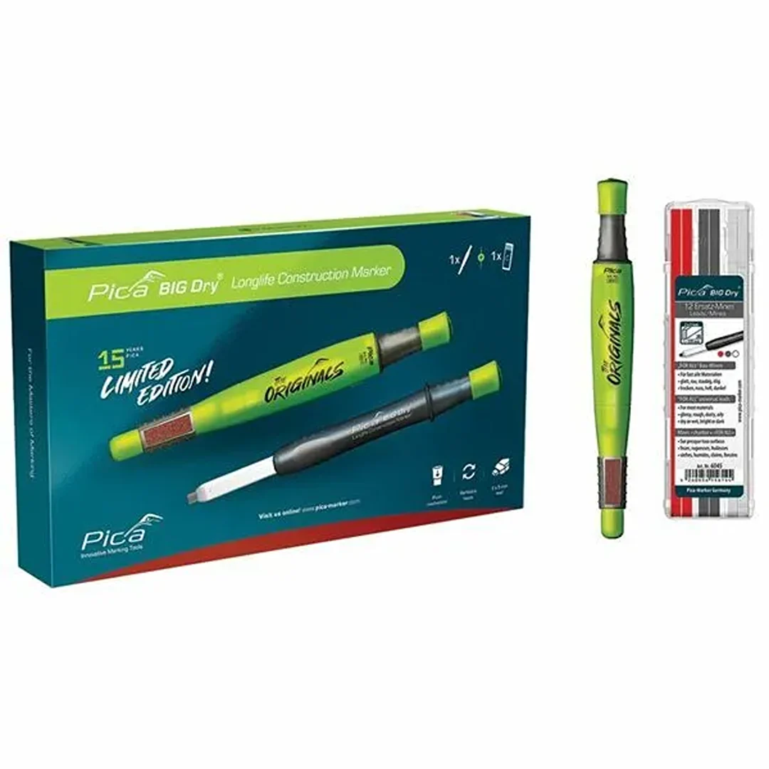 Exclusive Pica 6095 Big Dry Pencil Set w Refills World-Class