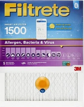 Official Filtrete Smart MPR 1500 Allergen Bacteria Virus Air Filter 16x20x1 Environmentally Friendly