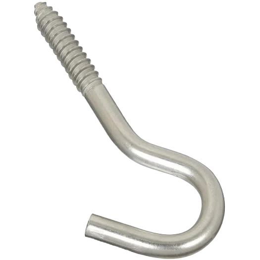 Certified National Hardware 3 8 x 4-7 8 Stainless Steel Screw Hook Practical