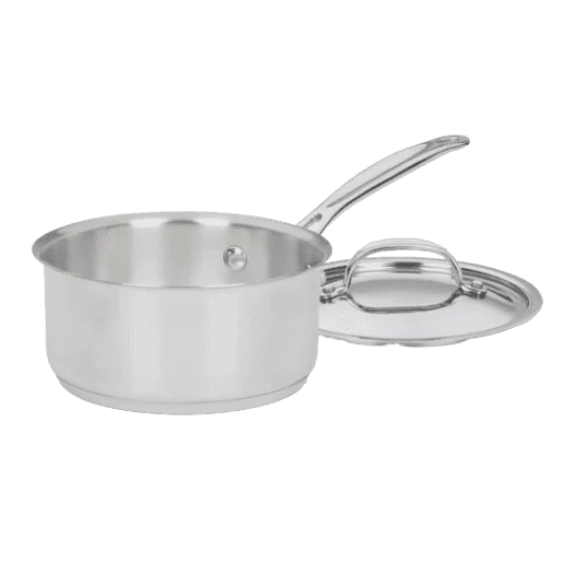 Practical Cuisinart Chef's Classic™ Stainless 1.5 Quart Saucepan w Cover Next-Generation