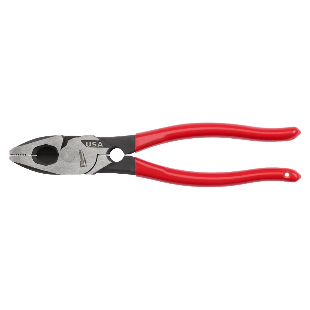 Consistent Milwaukee 9 Lineman's Dipped Pliers w Thread Cleaner Selected