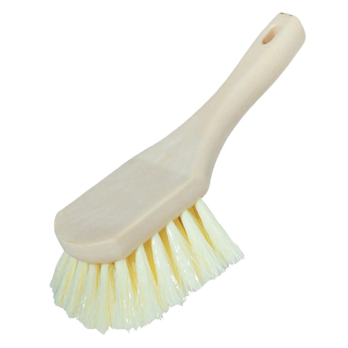 Healthy Do it White Polypropylene Bristle Plastic Scrub Brush 9 in. Secure