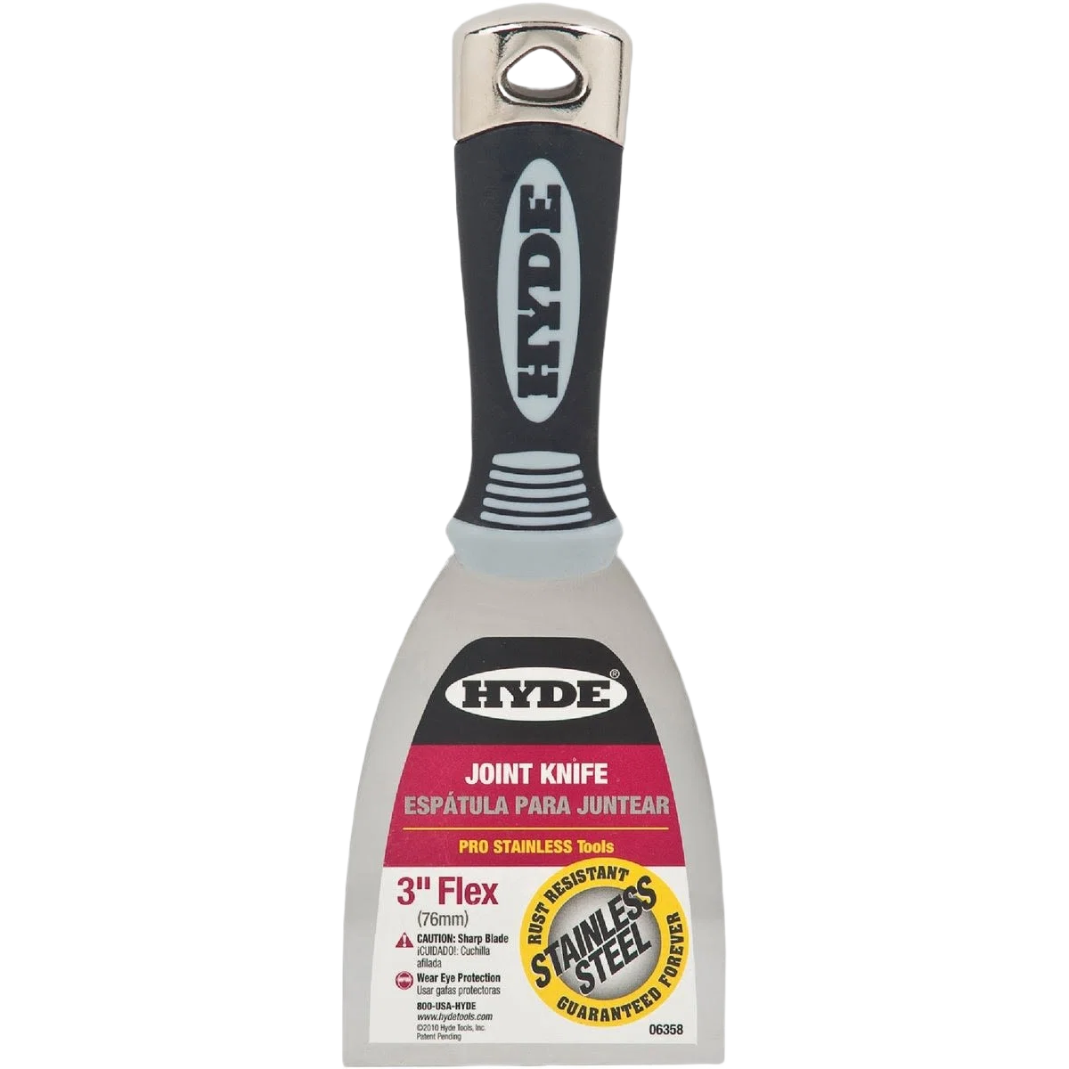 Lightweight Hyde Pro Stainless Flex Putty Knife 3 in. Innovative