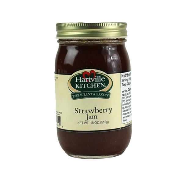 Secure Hartville Kitchen Strawberry Jam 18 oz. Efficient