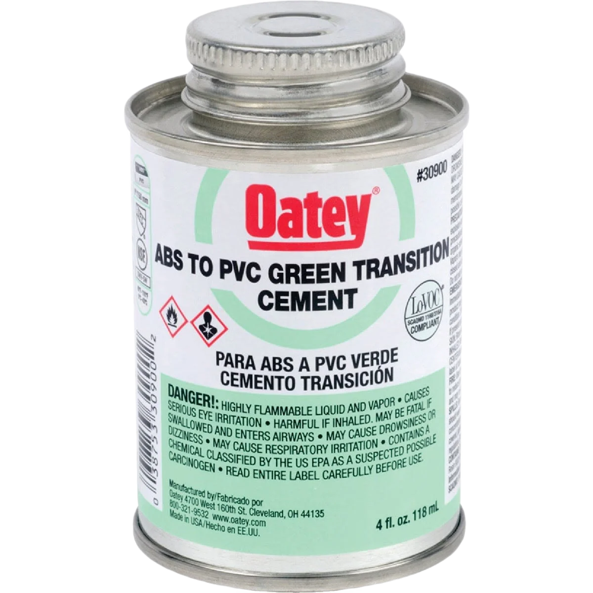 Modern Oatey ABS PVC Transition Cement Trusted