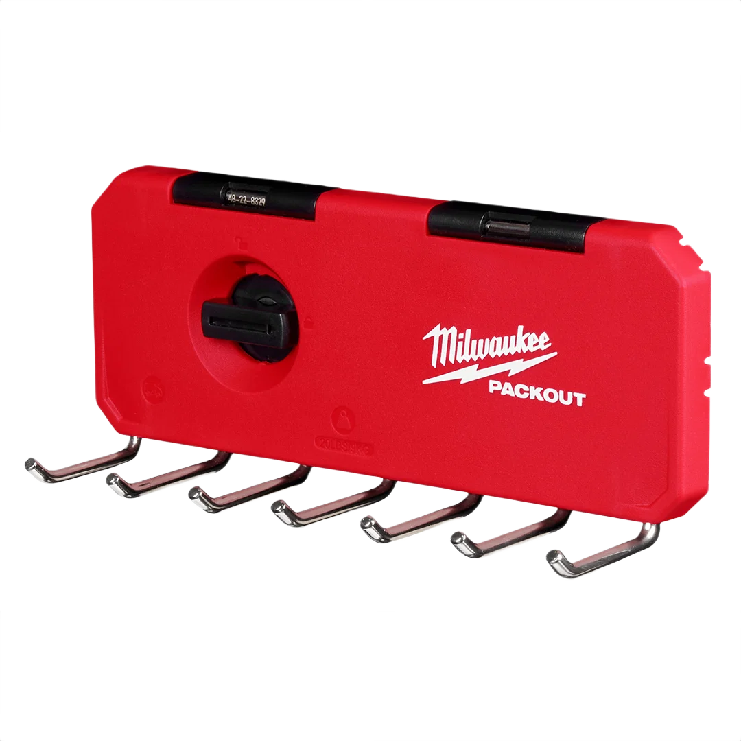 Natural Milwaukee PACKOUT™ 7-Hook Rack Unique