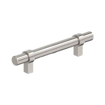 Casual Amerock Central 3-3 4 Center-to-Center Satin Nickel Cabinet Pull Lightweight