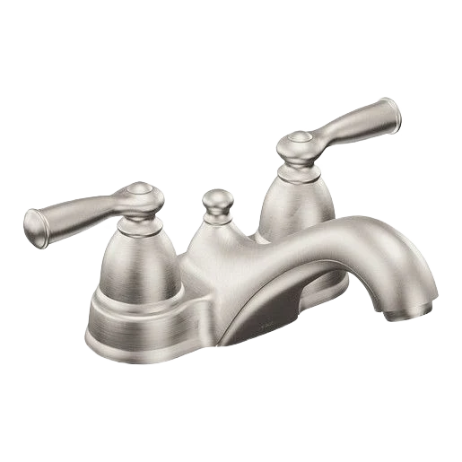 Innovative Moen Banbury Stainless Two Handle Low Arc Bathroom Faucet High-Grade