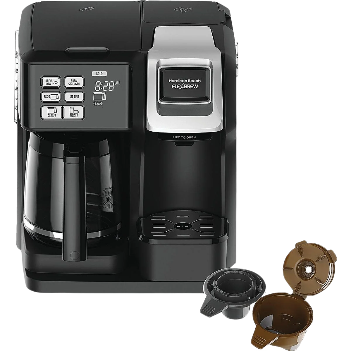Original Hamilton Beach FlexBrew 2 Way 12 Cup Coffee Brewer Soft