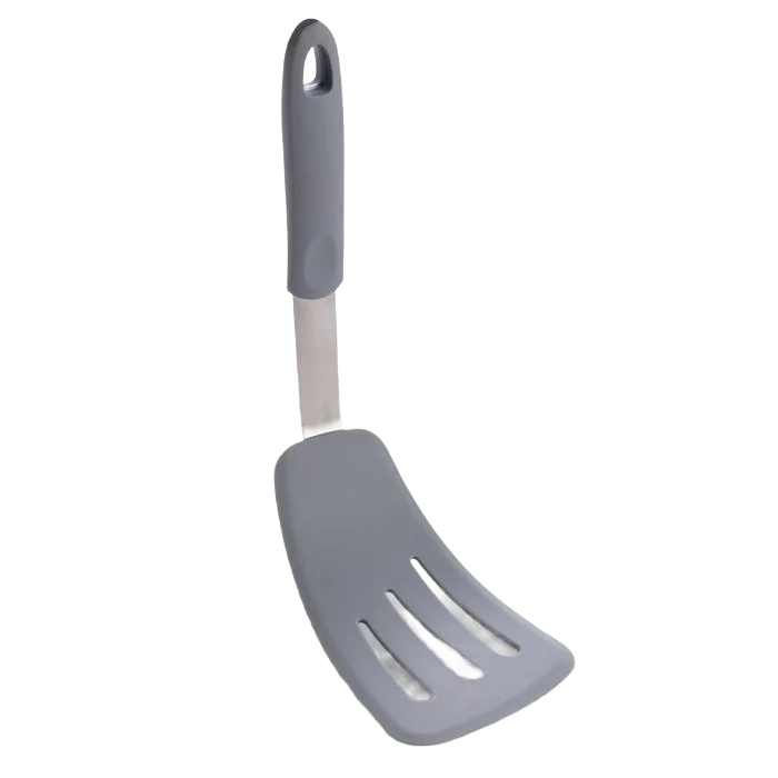 Lightweight HIC Slotted Non-Stick Flexible Spatula 4 in. Professional