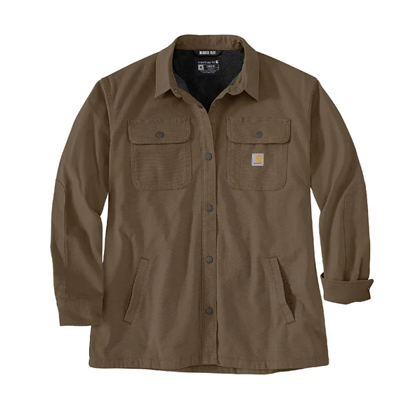 Traditional Carhartt Women's XL Tarmac Canvas Fleece Lined Shirt Jacket Elite