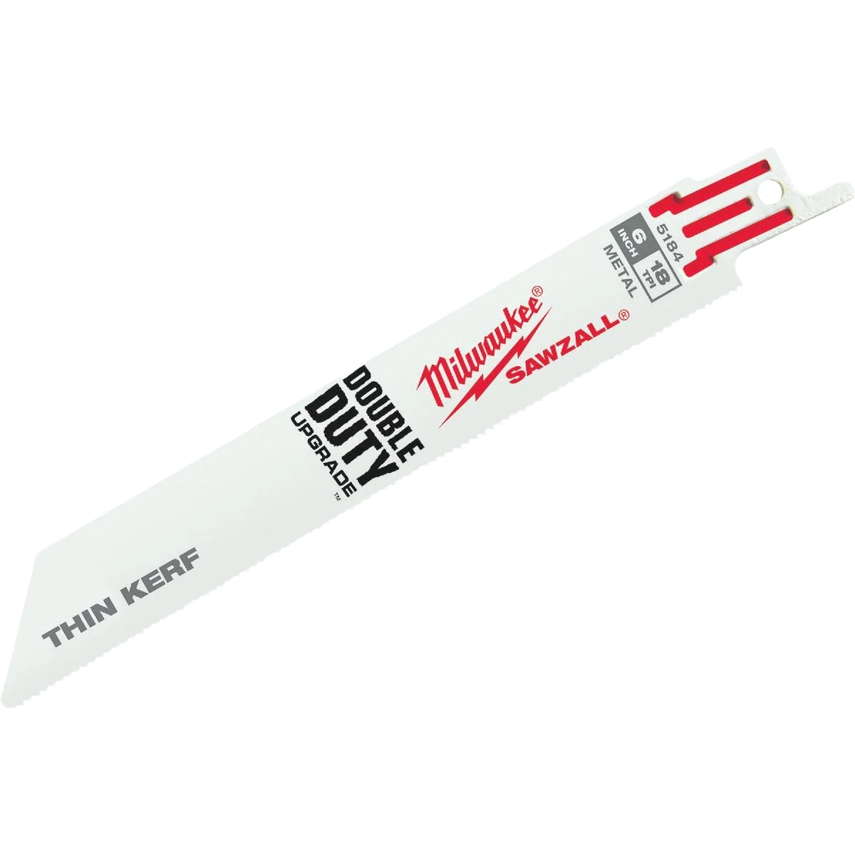 Organic Milwaukee SAWZALL® 6 18-TPI Standard Metal Blades 5-Pack Modern