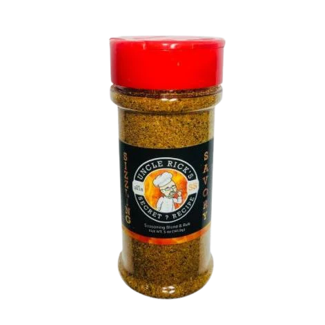 Elite Uncle Rick's Sizzling Savory Secret Recipe Seasoning 5 oz. Recyclable