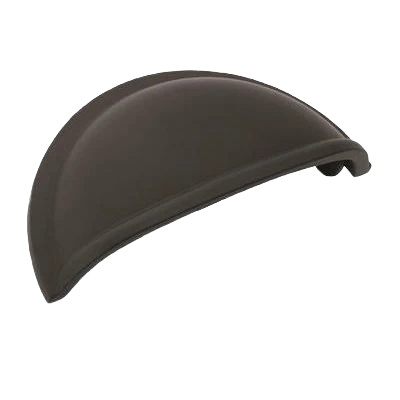 High-Grade Amerock Cup Pulls 3 Center-to-Center Matte Black Cabinet Cup Pull Organic