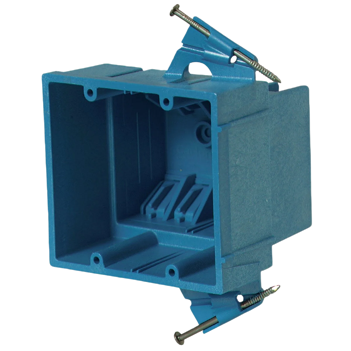 Detailed Carlon Superblue 2-Gang Wall Box Green
