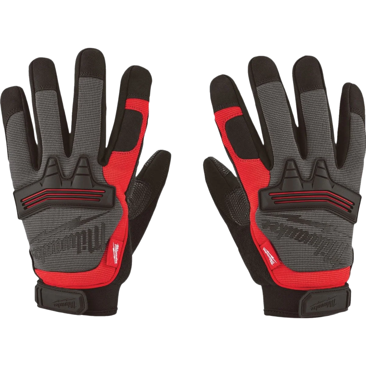 Natural Milwaukee Large Gray Demolition Work Gloves Long-Lasting