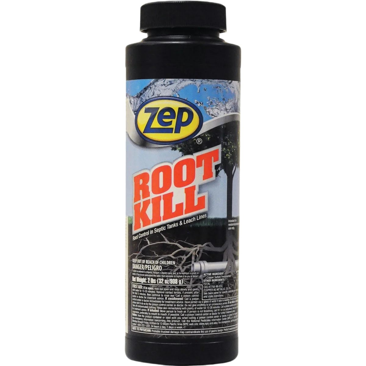 Casual Zep Granular Root Killer 2 lb. Authentic