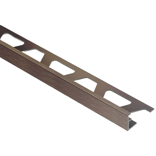 Healthy Schluter Jolly 5 16 in. L Channel Brushed Ant. Bronze Anodized Aluminum Organic