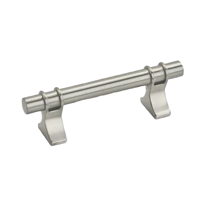 User-Friendly Amerock Davenport 3 Center-to-Center Satin Nickel Cabinet Pull Healthy