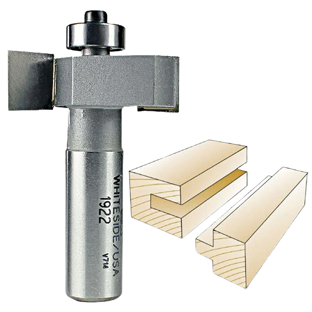 Efficient Whiteside Slotting Rabbeting Bit 1 2 in. SH x 1 2 in. CL x 1 2 in. CD User-Friendly