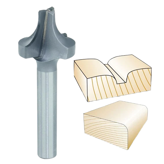 Certified Whiteside Plunge Roundover with Plunge Point Bit 1 4 in. SH x 1 4 in. R Stylish