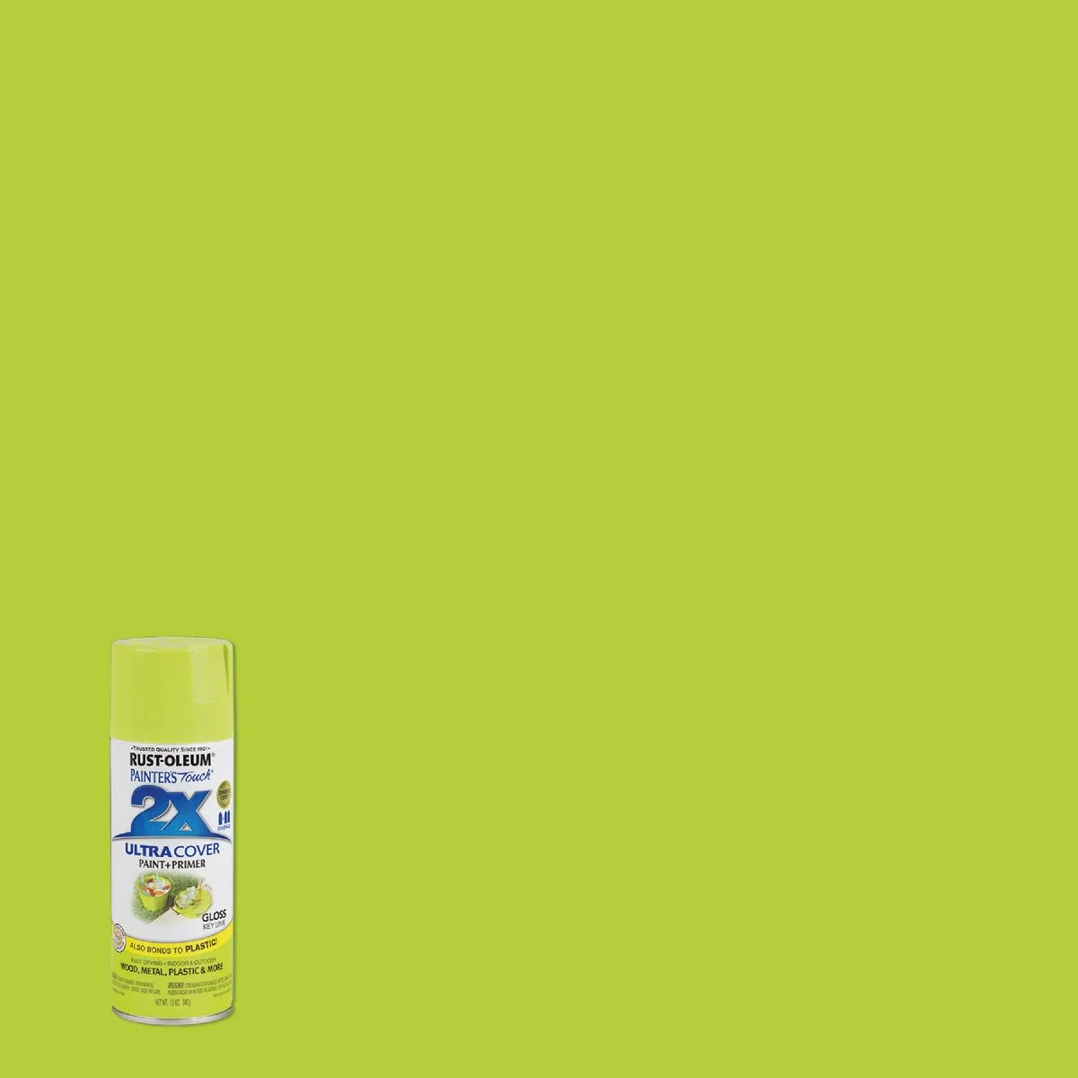 Stylish Rust-Oleum Painters' Touch 2X Key Lime Gloss Spray Paint Primer 12 oz. Outstanding