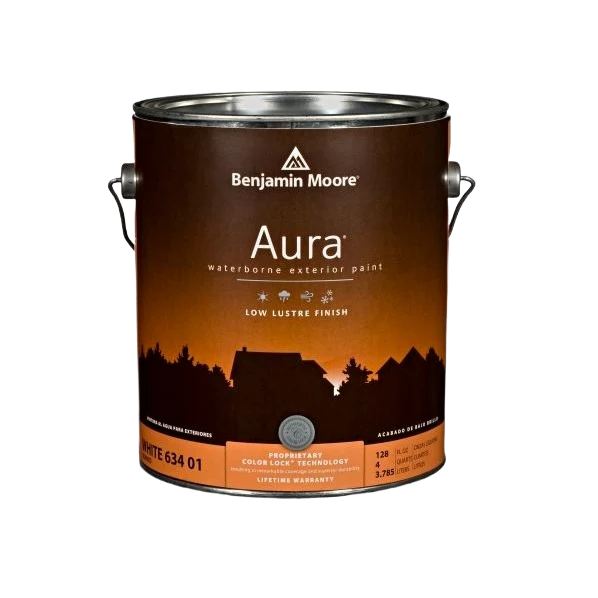 Proven Benjamin Moore Aura White Low Lustre Exterior Paint 1 Quart Effective