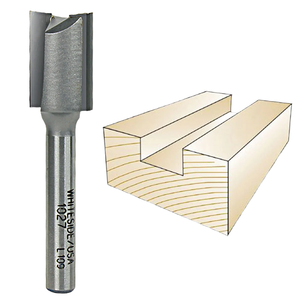 Original Design Whiteside Straight Bit 1 4 in. SH x 9 16 in. CD x 3 4 in. CL Exceptional
