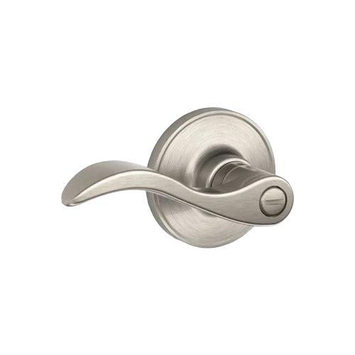 Crafted Dexter Seville Privacy Door Handle Satin Nickel Versatile