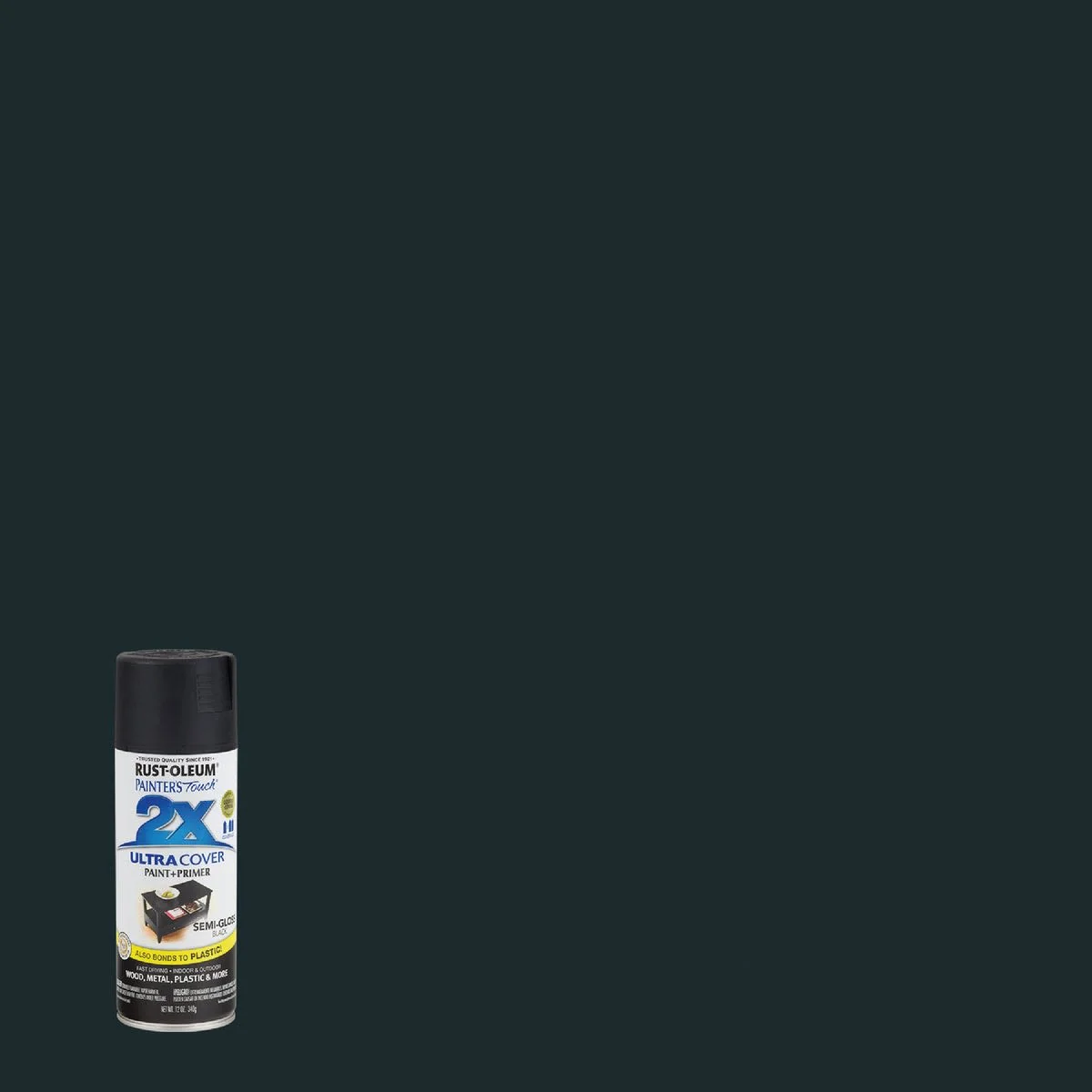 Responsible Rust-Oleum Painters' Touch 2X Black Semi-Gloss Spray Paint Primer 12 oz. Proven
