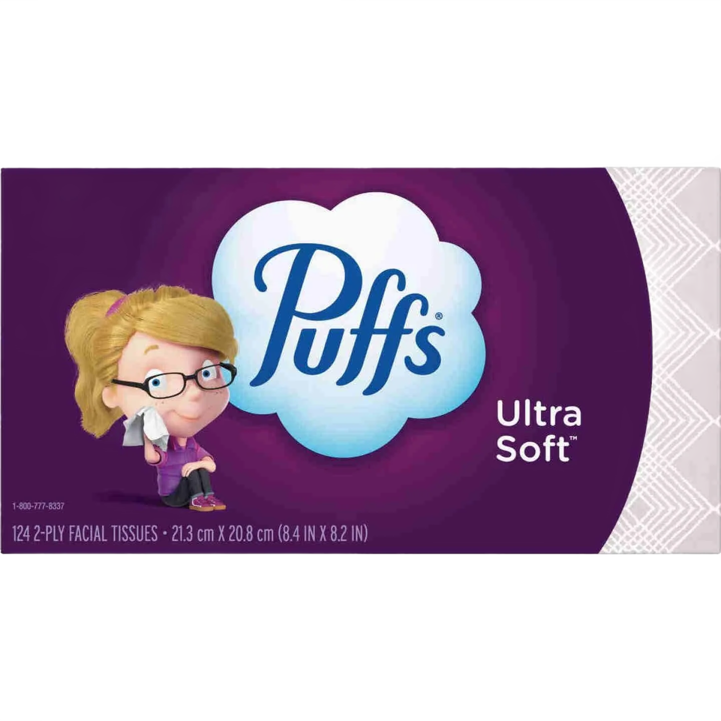 World-Class Puffs Ultra Soft Non-Lotion Facial Tissues 124-Count Organic