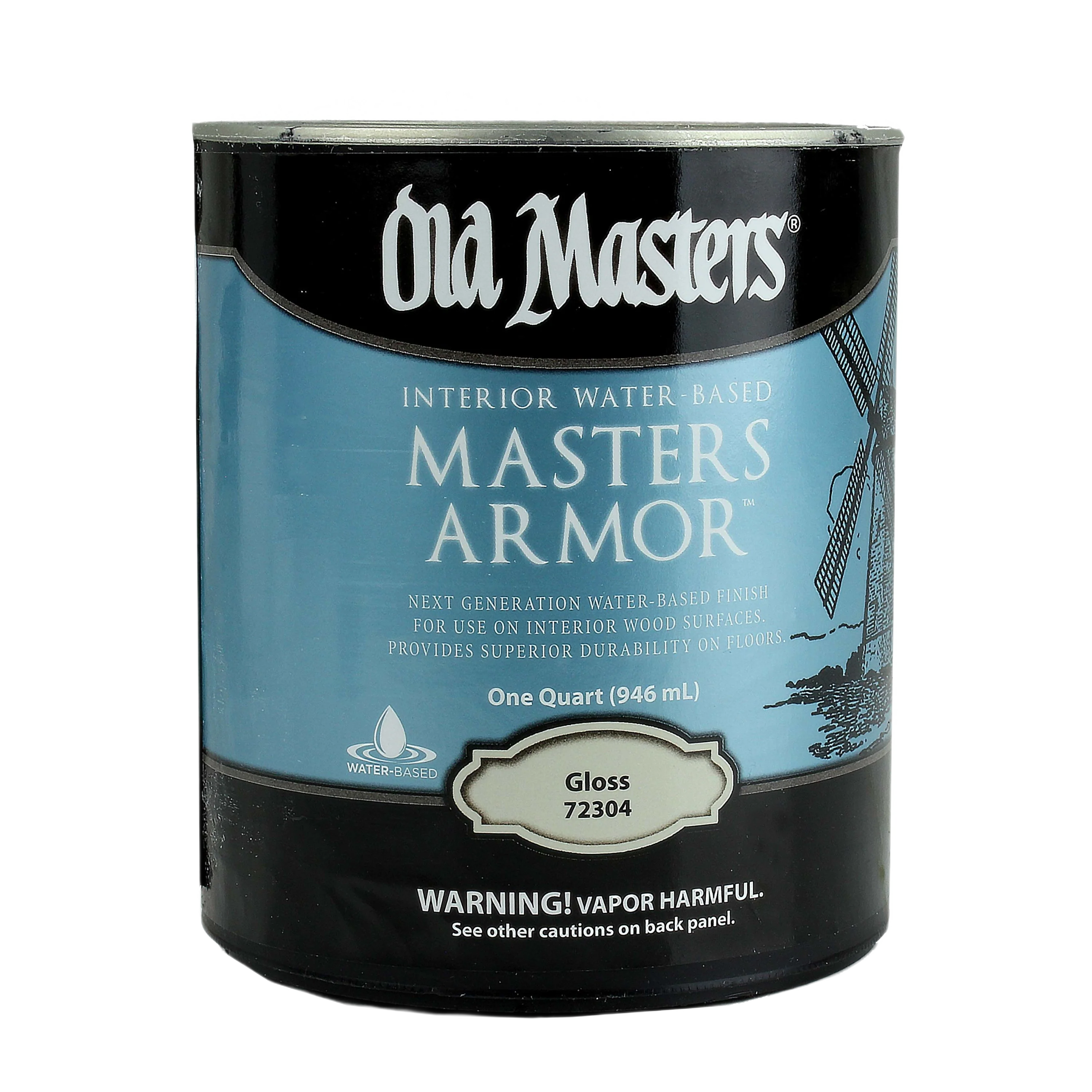 Natural Old Masters Masters Armor Clear Gloss Finish Quart Consistent