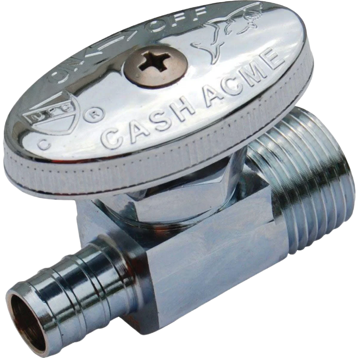 Trusted SharkBite Multi-Turn Chrome Male Stop Straight Valve Relaxed