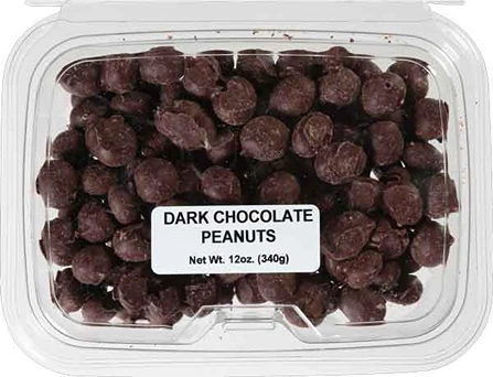 Flexible JLM Dark Chocolate Covered Peanuts 12 oz. Clean