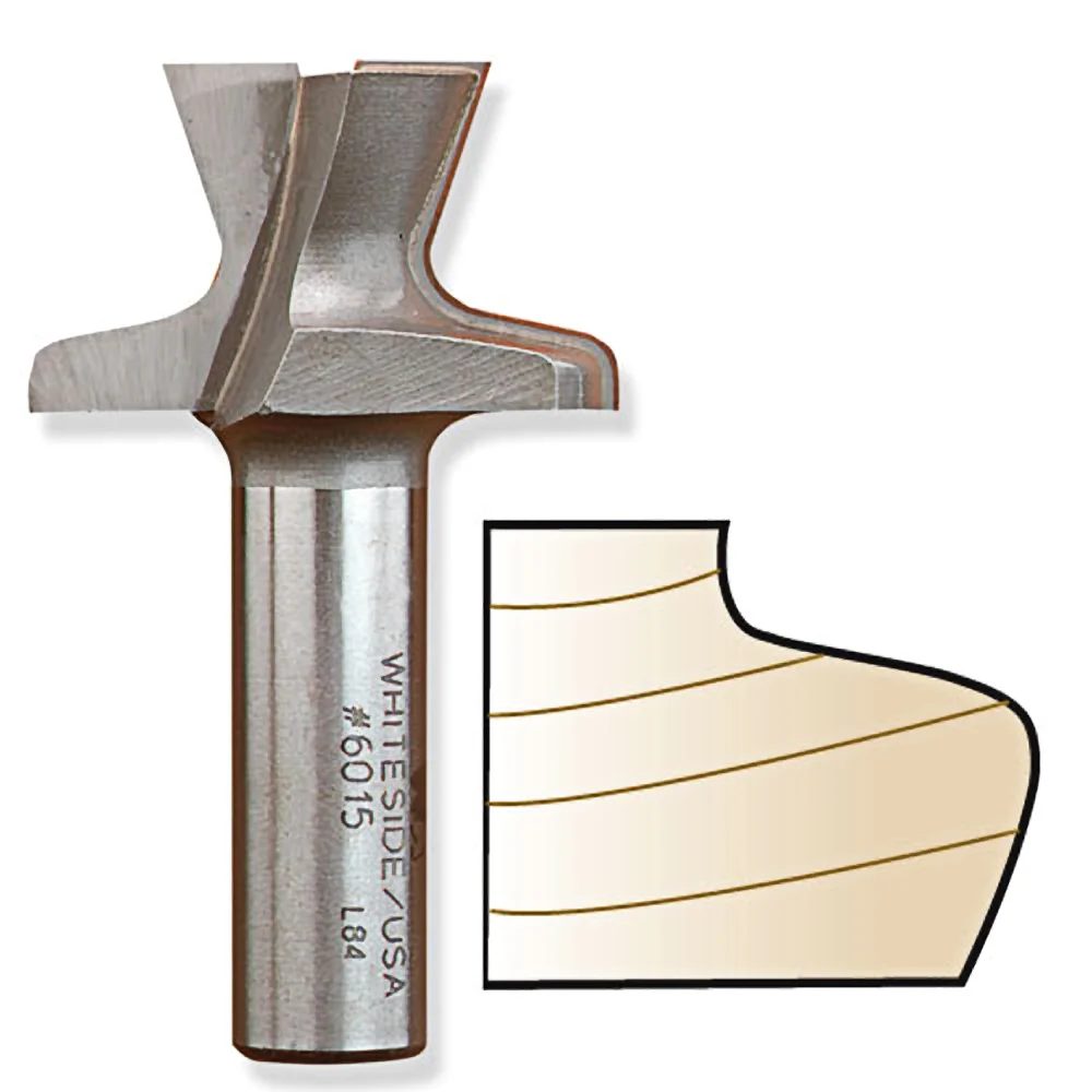 Elite Whiteside Finger Pull Door Edge Bit 1 2 in. SH x 7 8 in. CL Outstanding