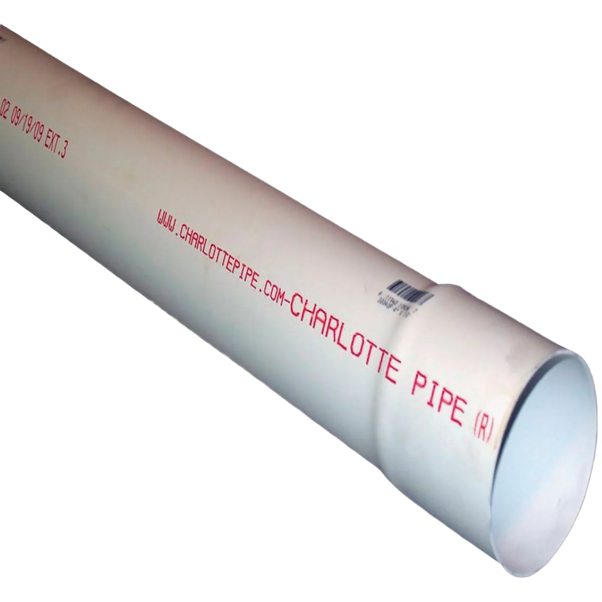 Prestigious Charlotte Pipe 4 In. x 10 Ft. PVC Drain and Sewer Pipe Belled End Smooth