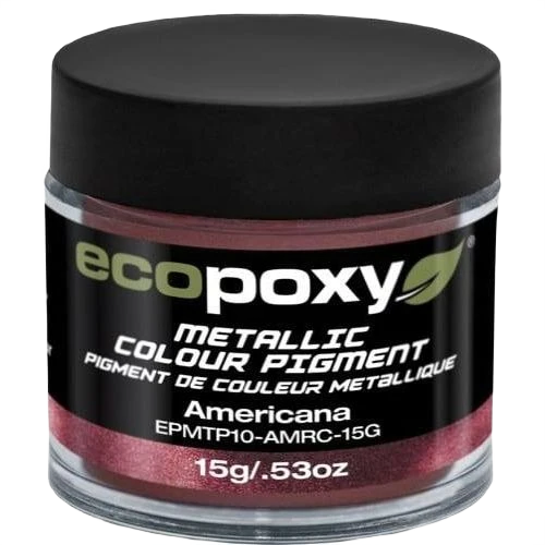 Expertly Made EcoPoxy Americana Metallic Color Pigment 15g Top-Quality
