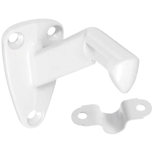 Recyclable National Hardware White Zinc Die-Cast With Steel Strap Handrail Bracket Refined