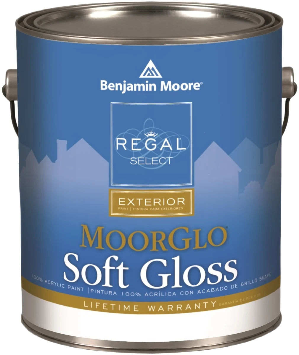 Reusable Benjamin Moore 1-gal. Regal Moorglo 1X Soft Gloss Tintable Base Exterior Paint Casual