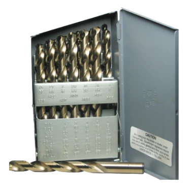 Dependable Norseman 29-Pc. M42 Cobalt Type 150 Drill Bit Set Easy-to-Use