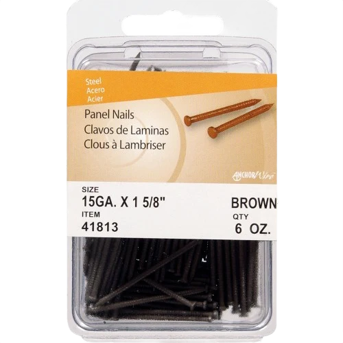 Practical Hillman Large Pack Panel Nail Brown 1-5 8 In. Safe